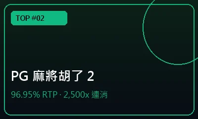 PG Soft 麻將胡了 2 — 娛樂城服務條款推薦